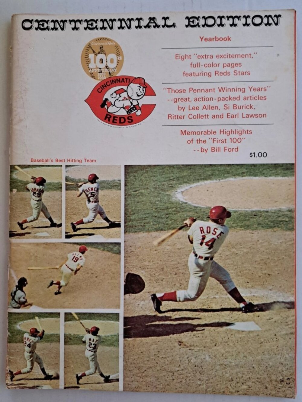 1979 Cincinnati Reds Centennial Edition Yearbook
